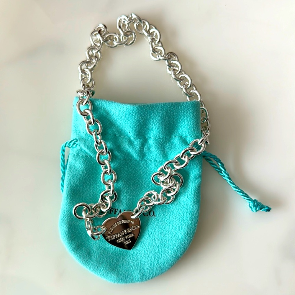 Tiffany & Co Return to Tiffany Heart Tag Chain Link Choker